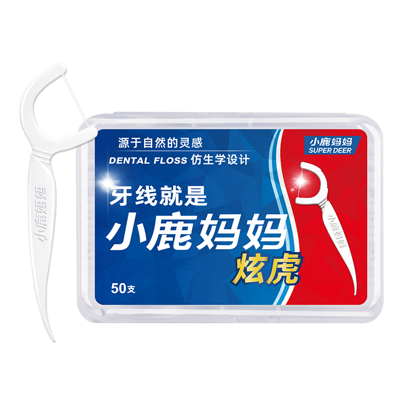 小(xiǎo)鹿媽媽炫虎牙線(xiàn)棒50支